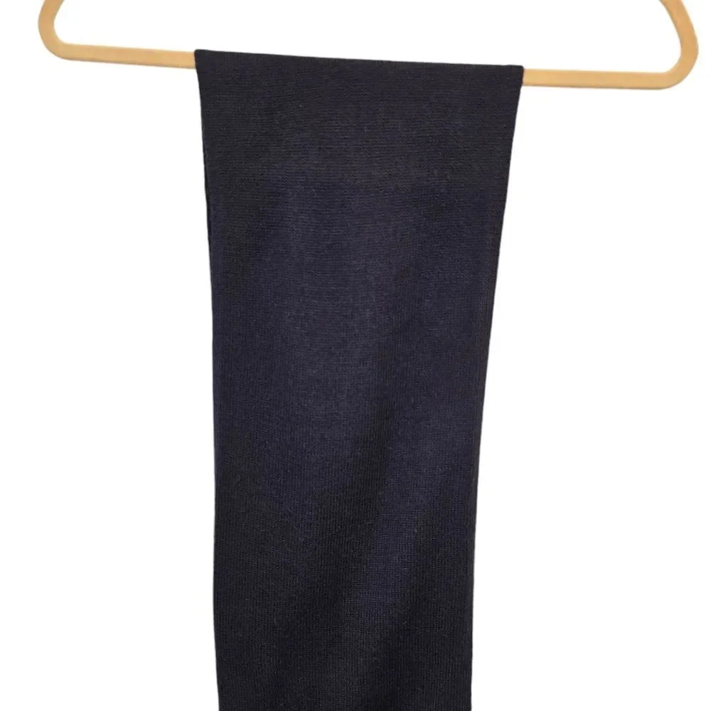 GAP Men's Navy Blue Striped Winter Scarf